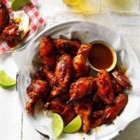 Carolina Style Sticky Chicken Wings